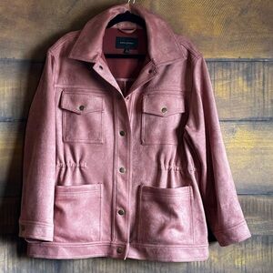 Banana Republic Vegan Suede Jacket